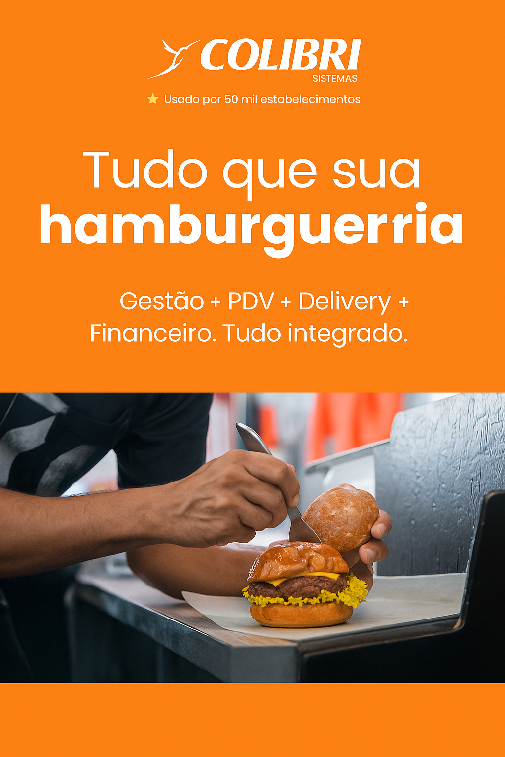 Comanda que não trava na hora do 'rush'